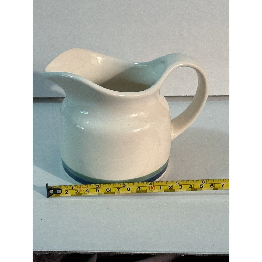 Pfaltzgraff Wyngate Band Gravy Boat coordinates with Stripe and Floral